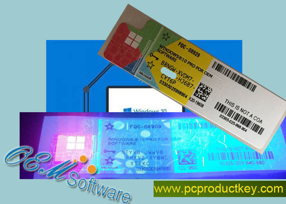Genuine Windows 10 Coa Sticker Win 10 Professional Hologram Label Online Working